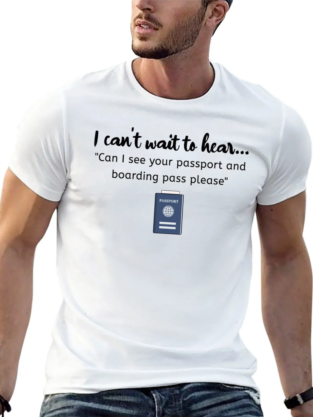 Travel Humor Passport T-Shirt product image 4