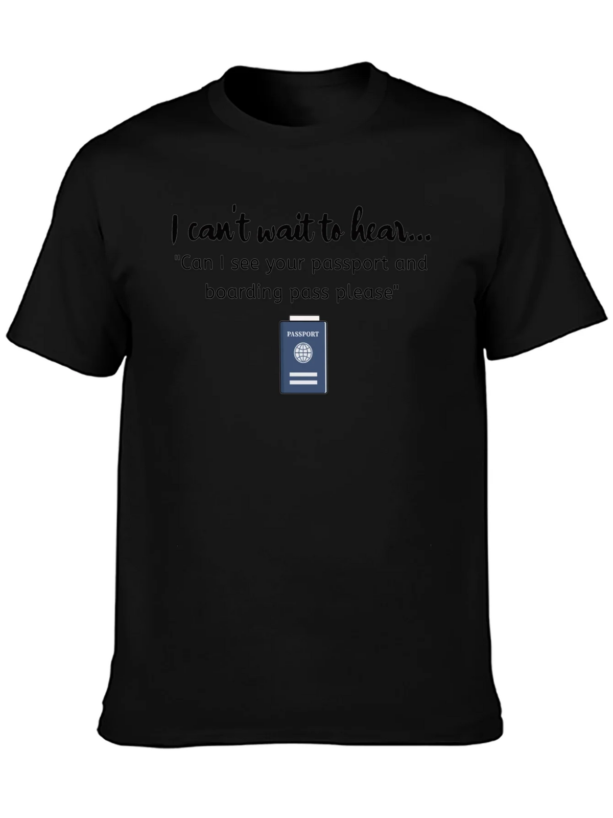 Travel Humor Passport T-Shirt product image 6