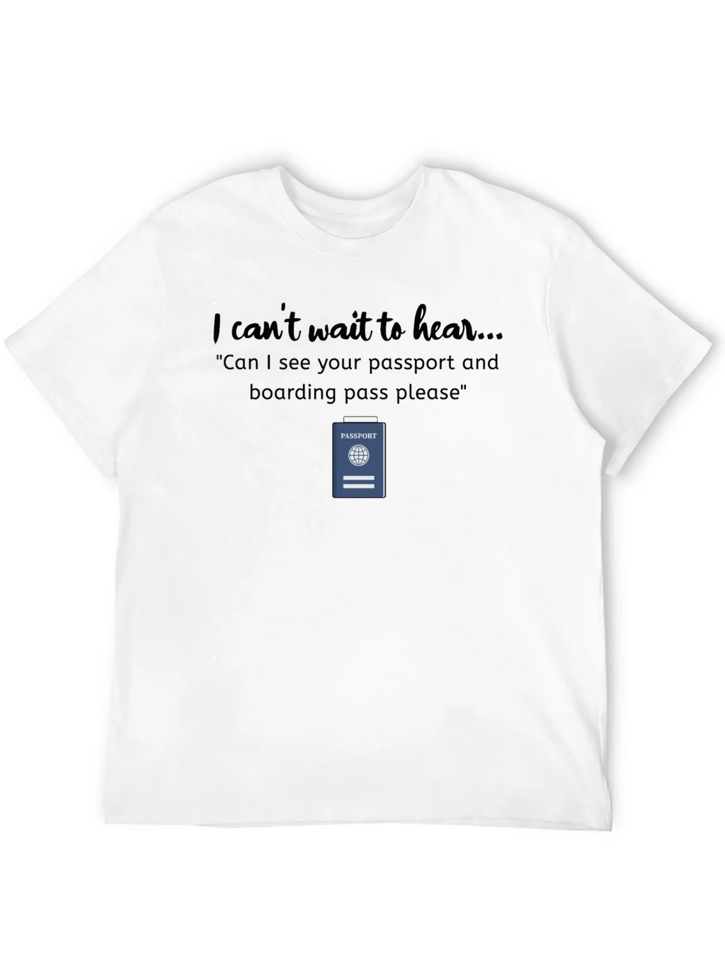 Travel Humor Passport T-Shirt product image 3