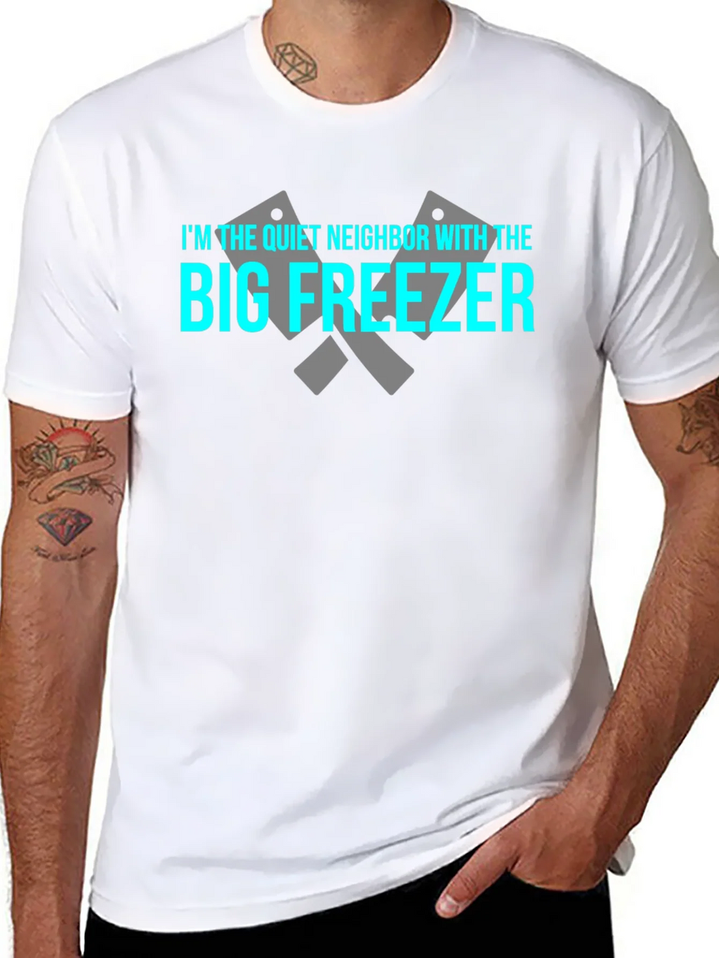Quiet Neighbor Big Freezer Graphic Tee product image 10