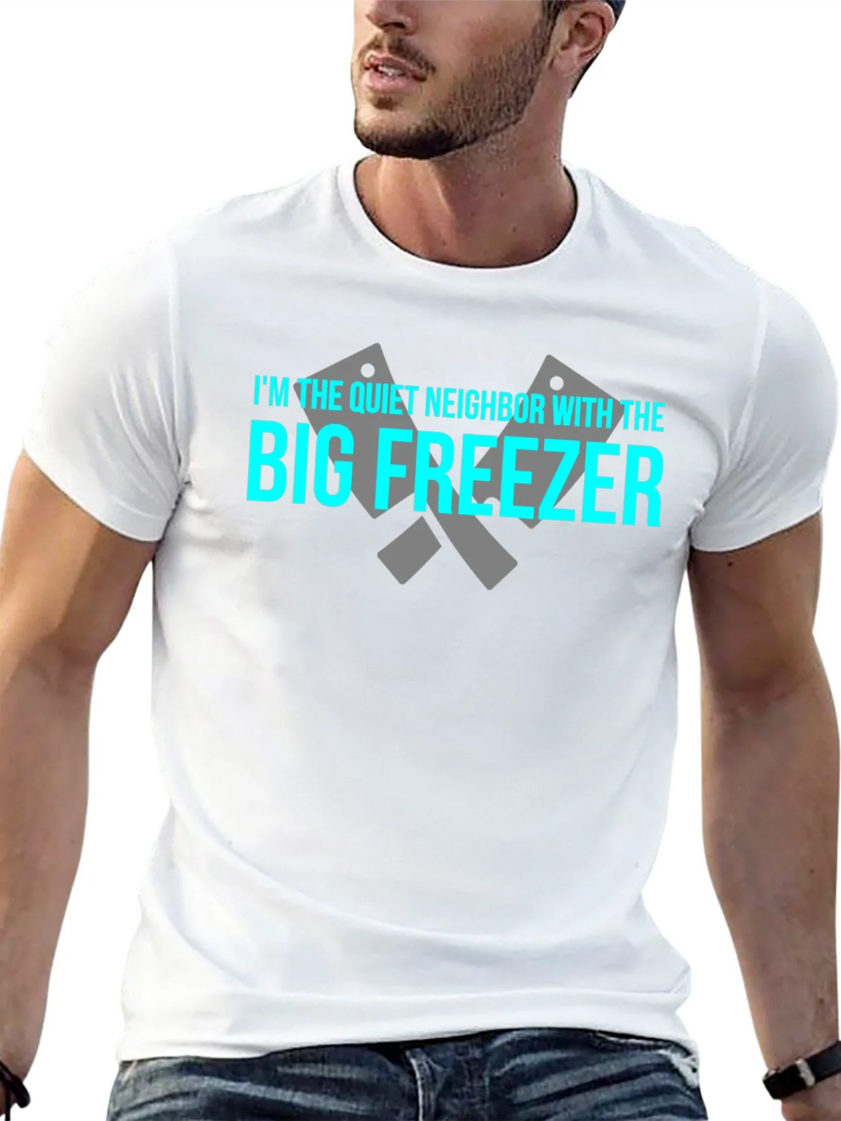 Quiet Neighbor Big Freezer Graphic Tee product image 4