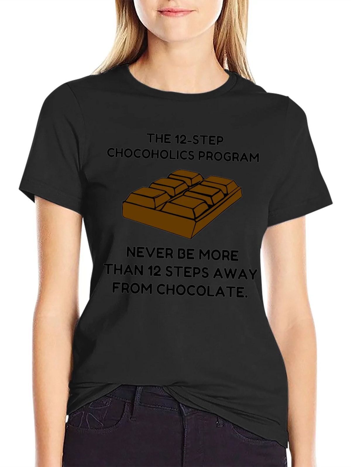 Chocoholics 12-Step Program T-Shirt product image 5