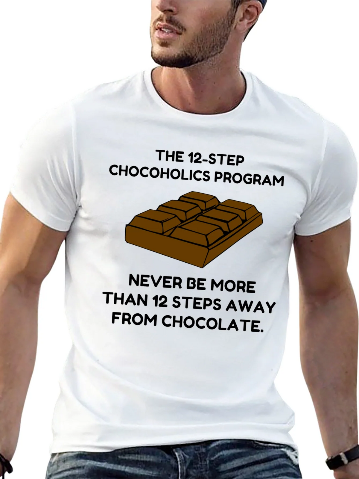 Chocoholics 12-Step Program T-Shirt product image 4