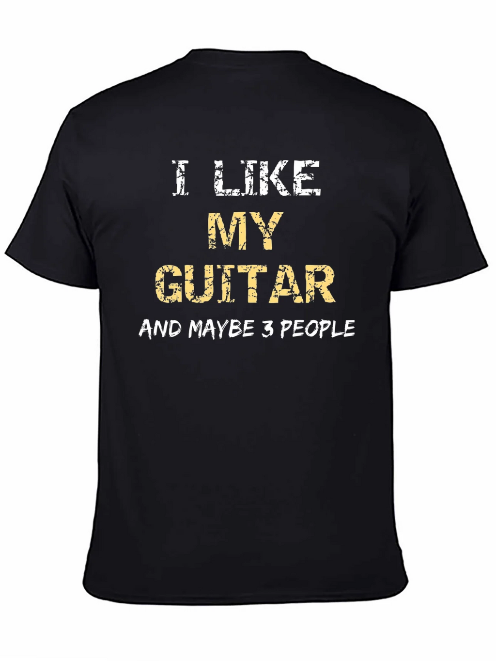 I Like My Guitar T-Shirt - Musician Humor Tee product image 7