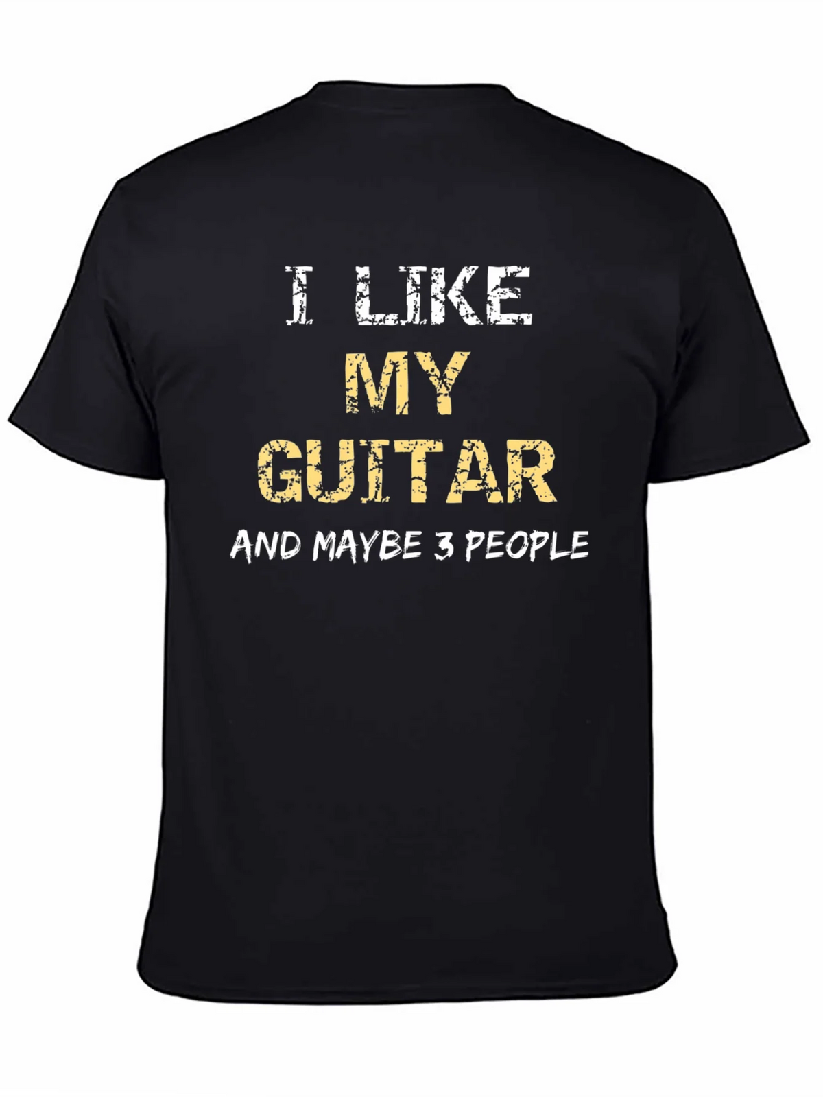 I Like My Guitar T-Shirt - Musician Humor Tee product image 7