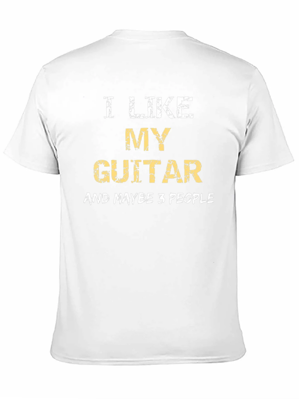I Like My Guitar T-Shirt - Musician Humor Tee product image 2