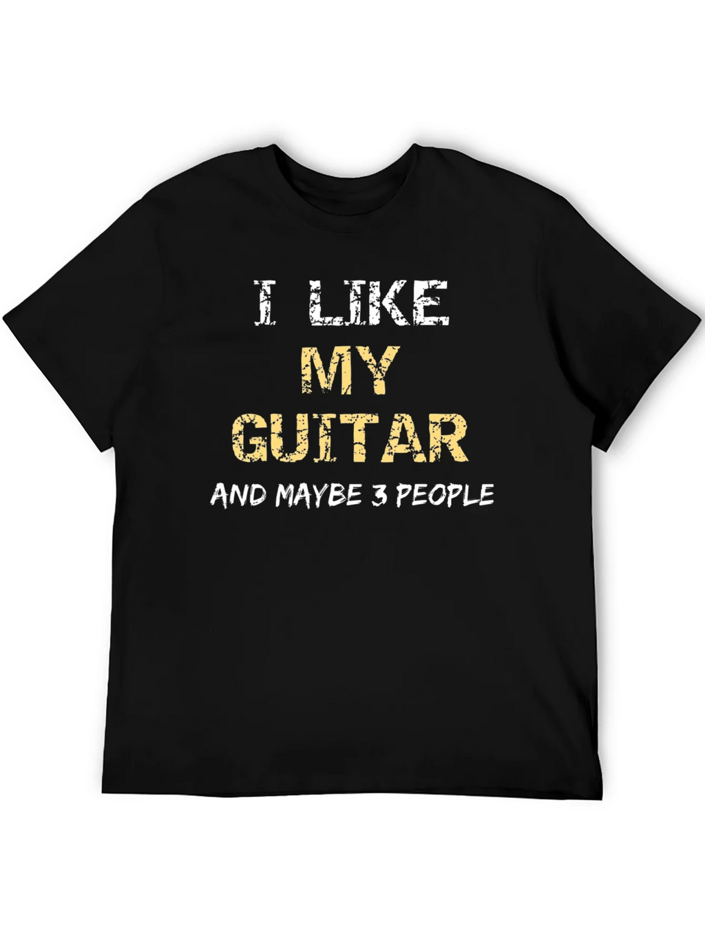 I Like My Guitar T-Shirt - Musician Humor Tee product image 8