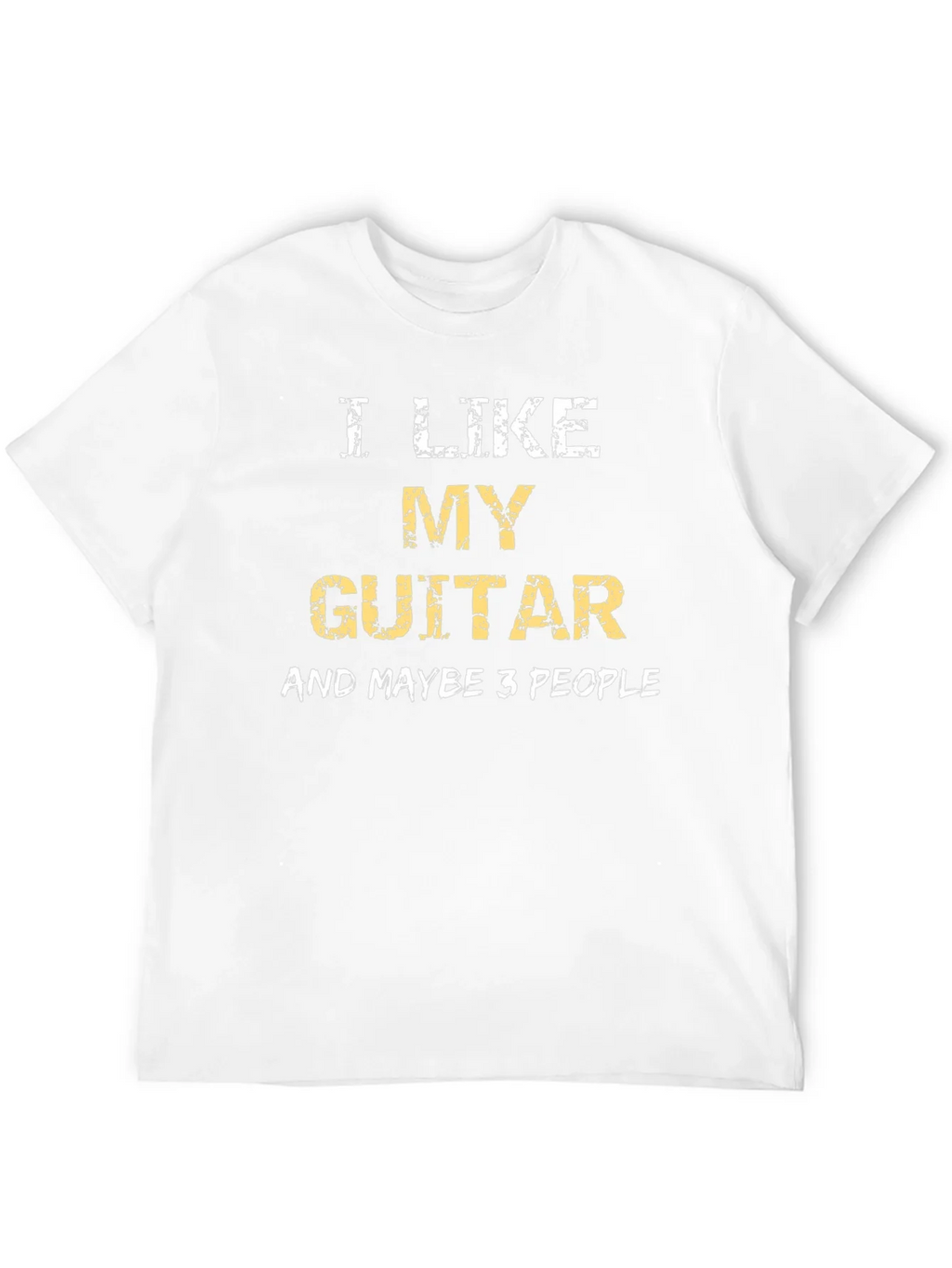 I Like My Guitar T-Shirt - Musician Humor Tee product image 3