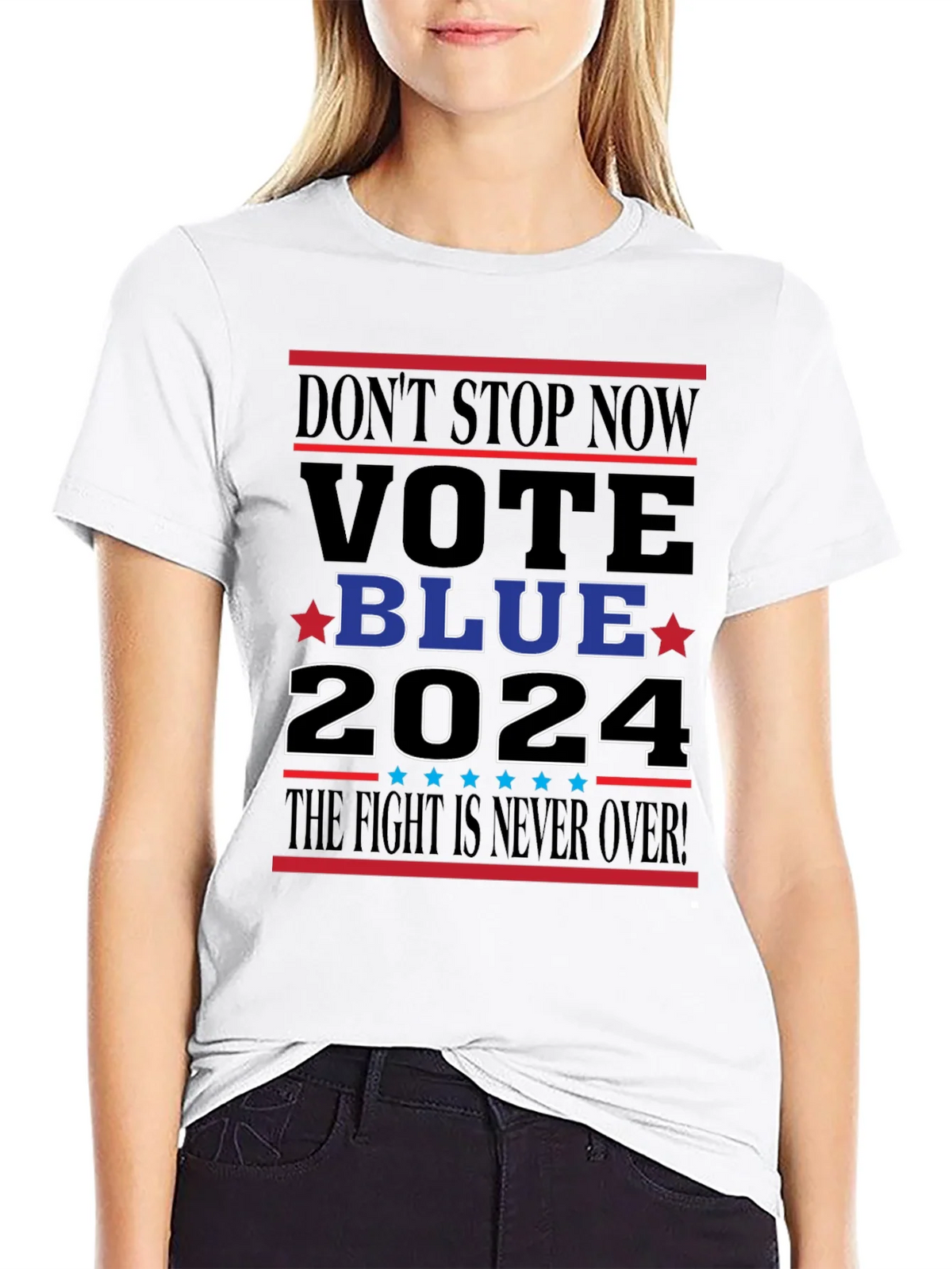 Vote Blue 2024 Graphic Tee product image 11