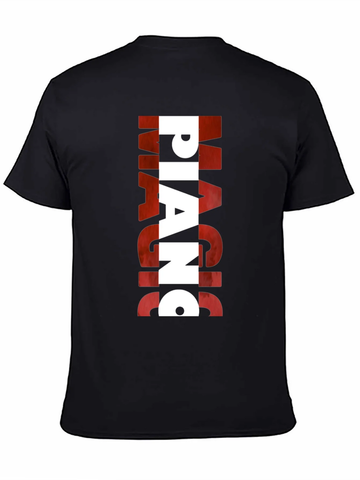 Magic Piano Mens Black Graphic T-Shirt product image 7