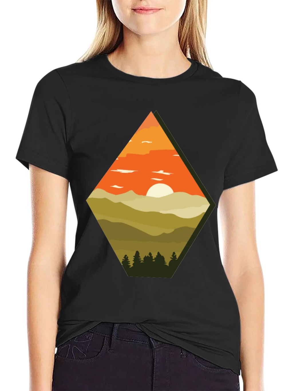 Mountain Sunset Graphic Tee product image 5
