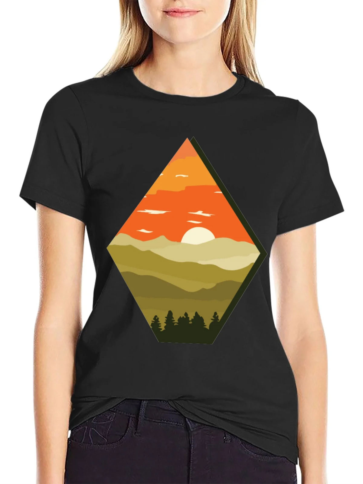 Mountain Sunset Graphic Tee product image 5