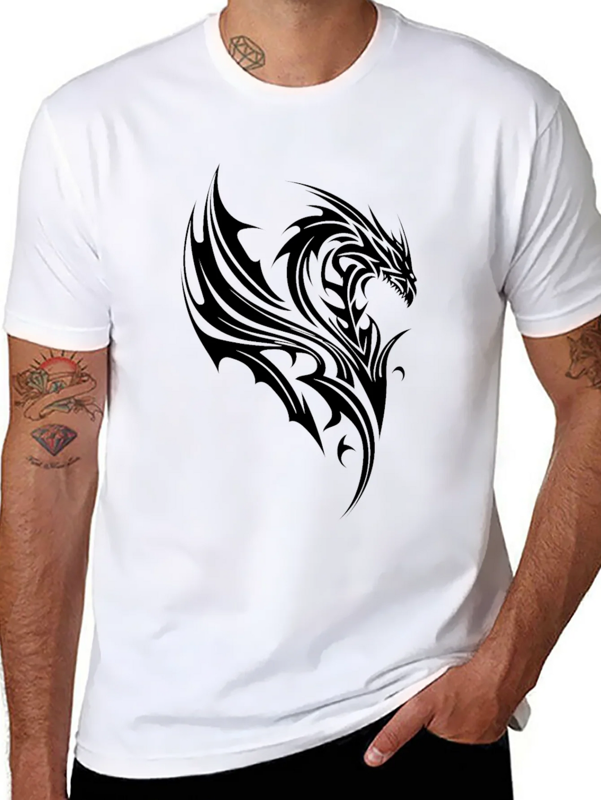Black Dragon Graphic Tee - Mens Fashion product image 10