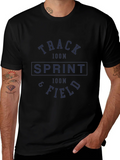 Track & Field Sprint Graphic Tee - Athletic Style product image 1