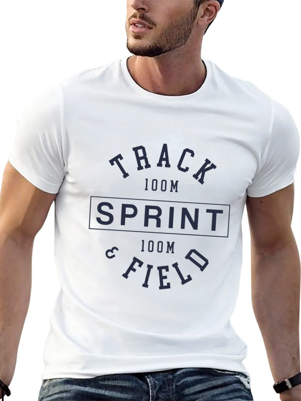 Track & Field Sprint Graphic Tee - Athletic Style product image 4