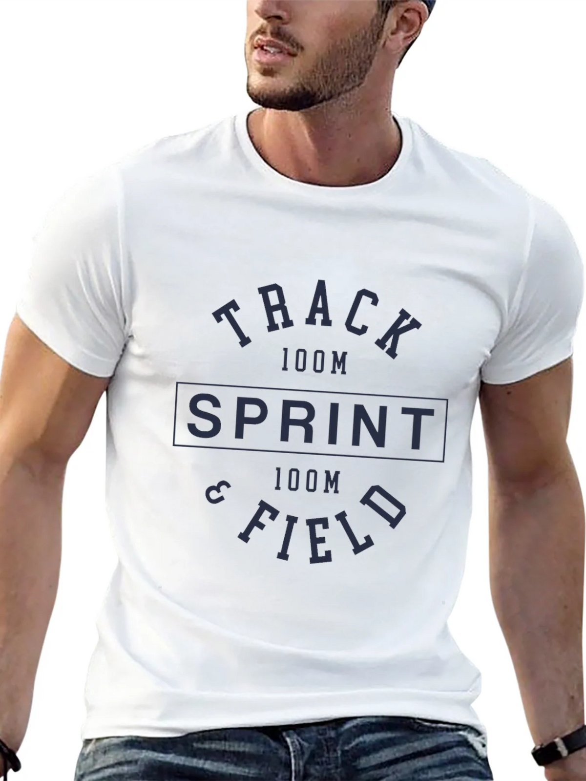 Track & Field Sprint Graphic Tee - Athletic Style product image 4