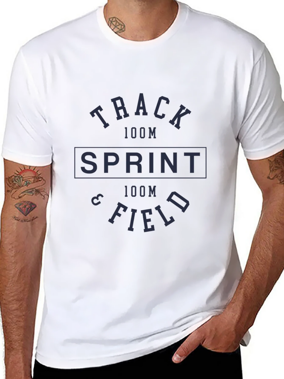 Track & Field Sprint Graphic Tee - Athletic Style product image 10