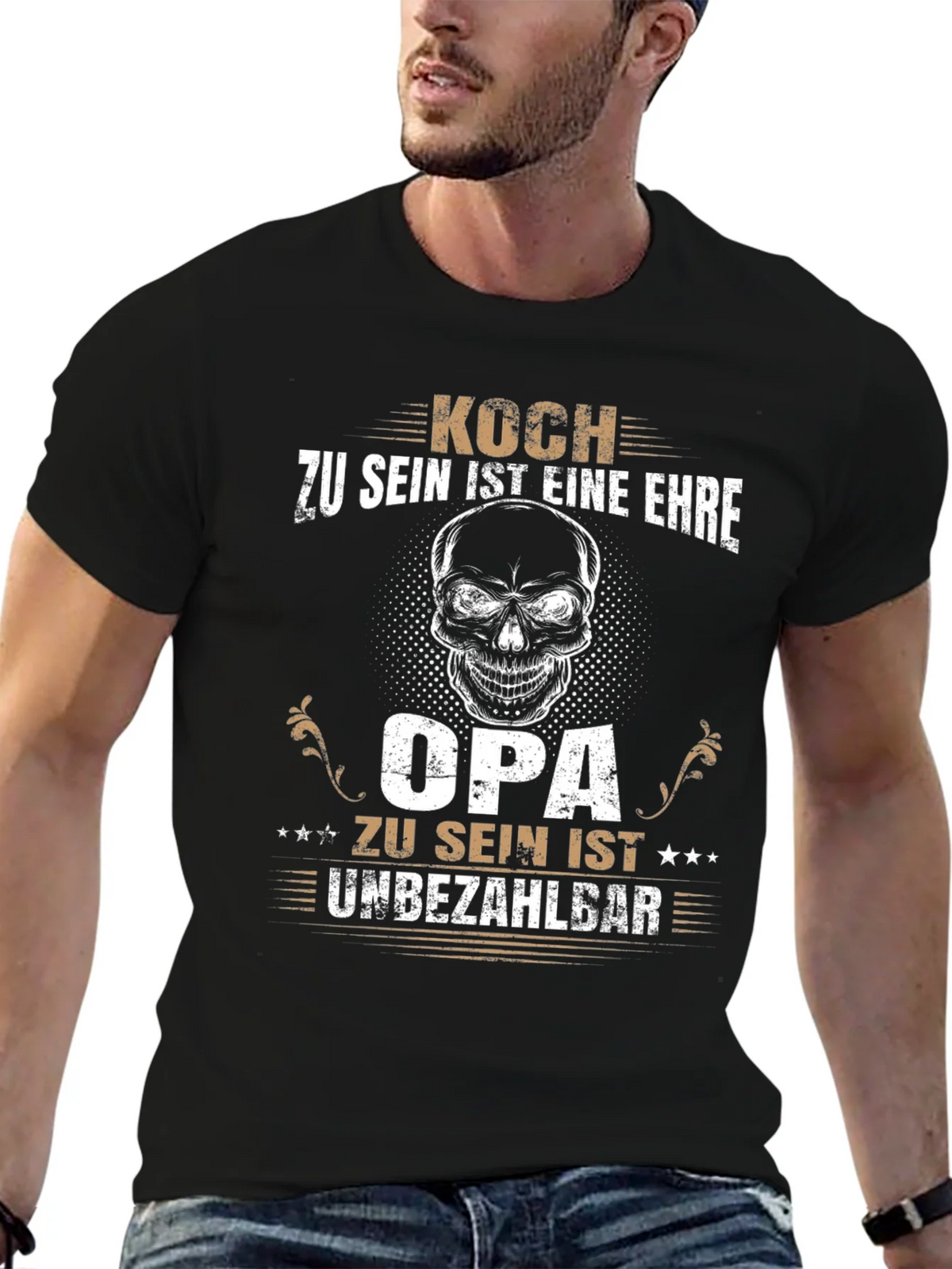 Koch Opa Graphic T-Shirt - Chef Grandpa Humor product image 9