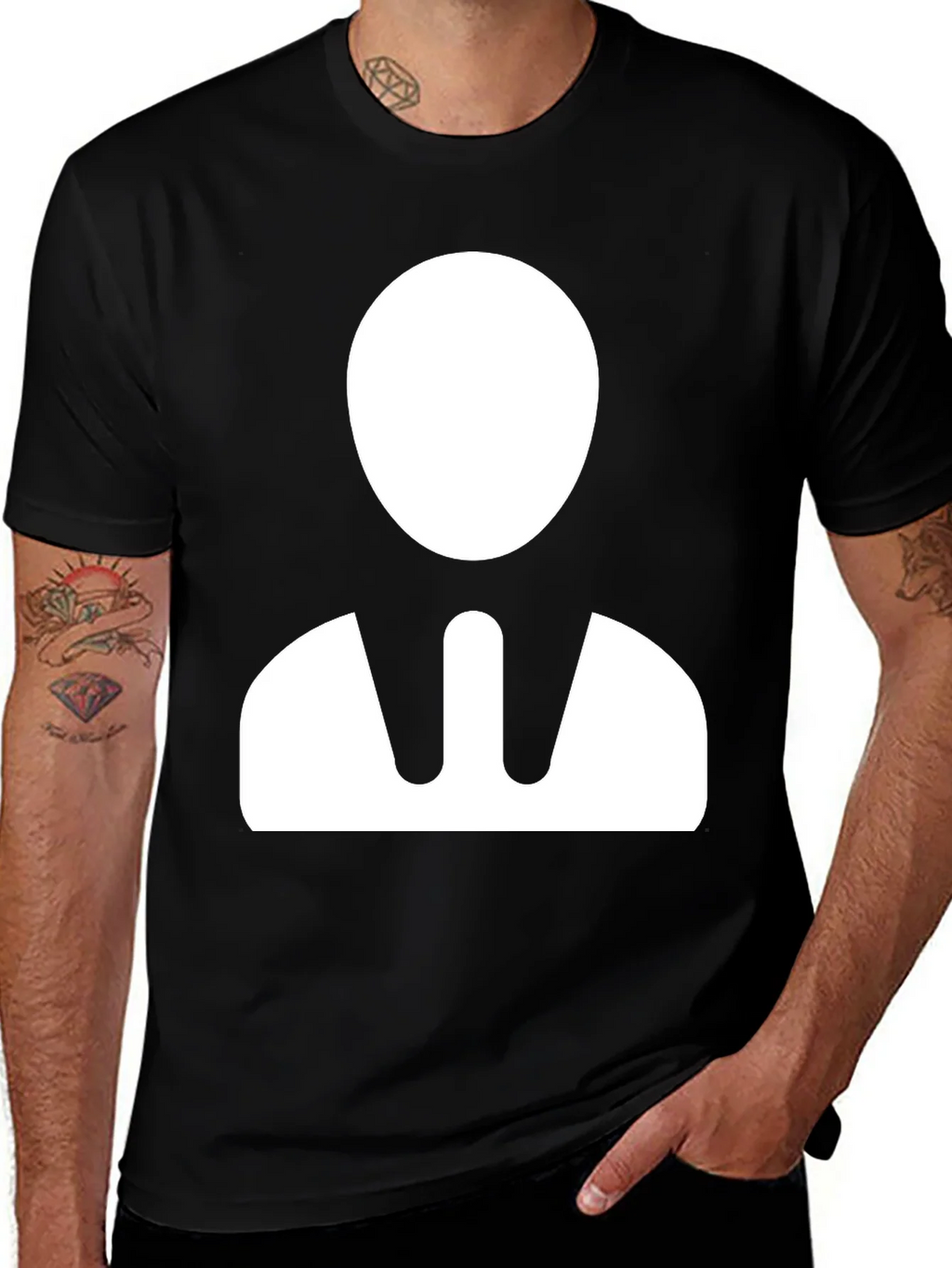 Minimalist Business Man Graphic T-Shirt product image 1