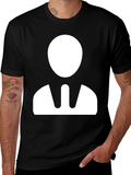 Minimalist Business Man Graphic T-Shirt product image 1