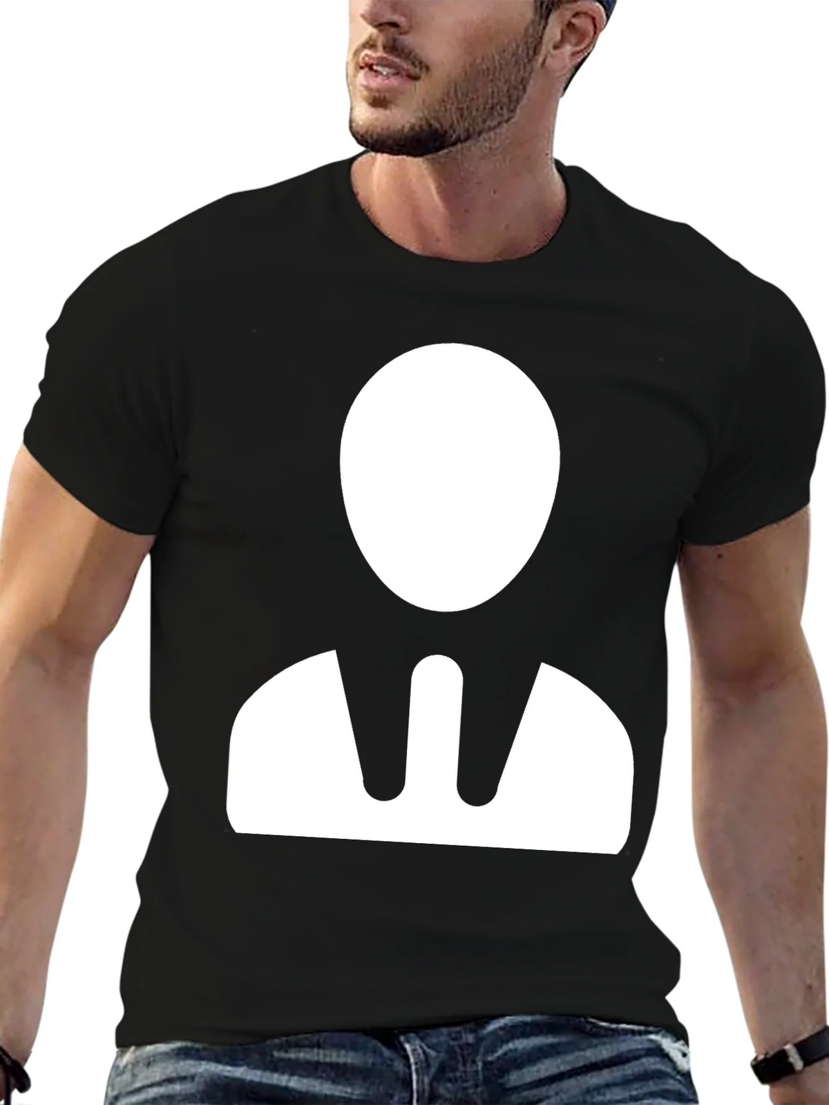 Minimalist Business Man Graphic T-Shirt product image 9