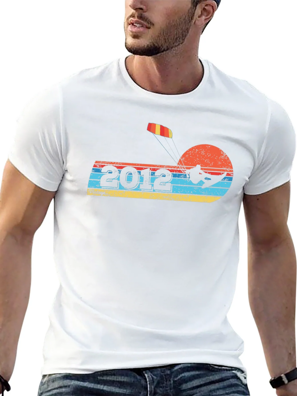 Vintage 2012 Kitesurfing Graphic Tee product image 4