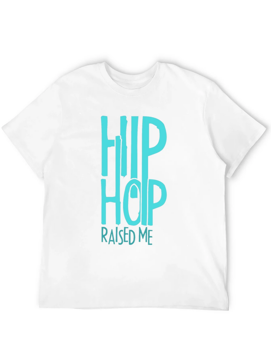 Hip Hop Raised Me Graphic Tee - Black Casual T-Shirt product image 3