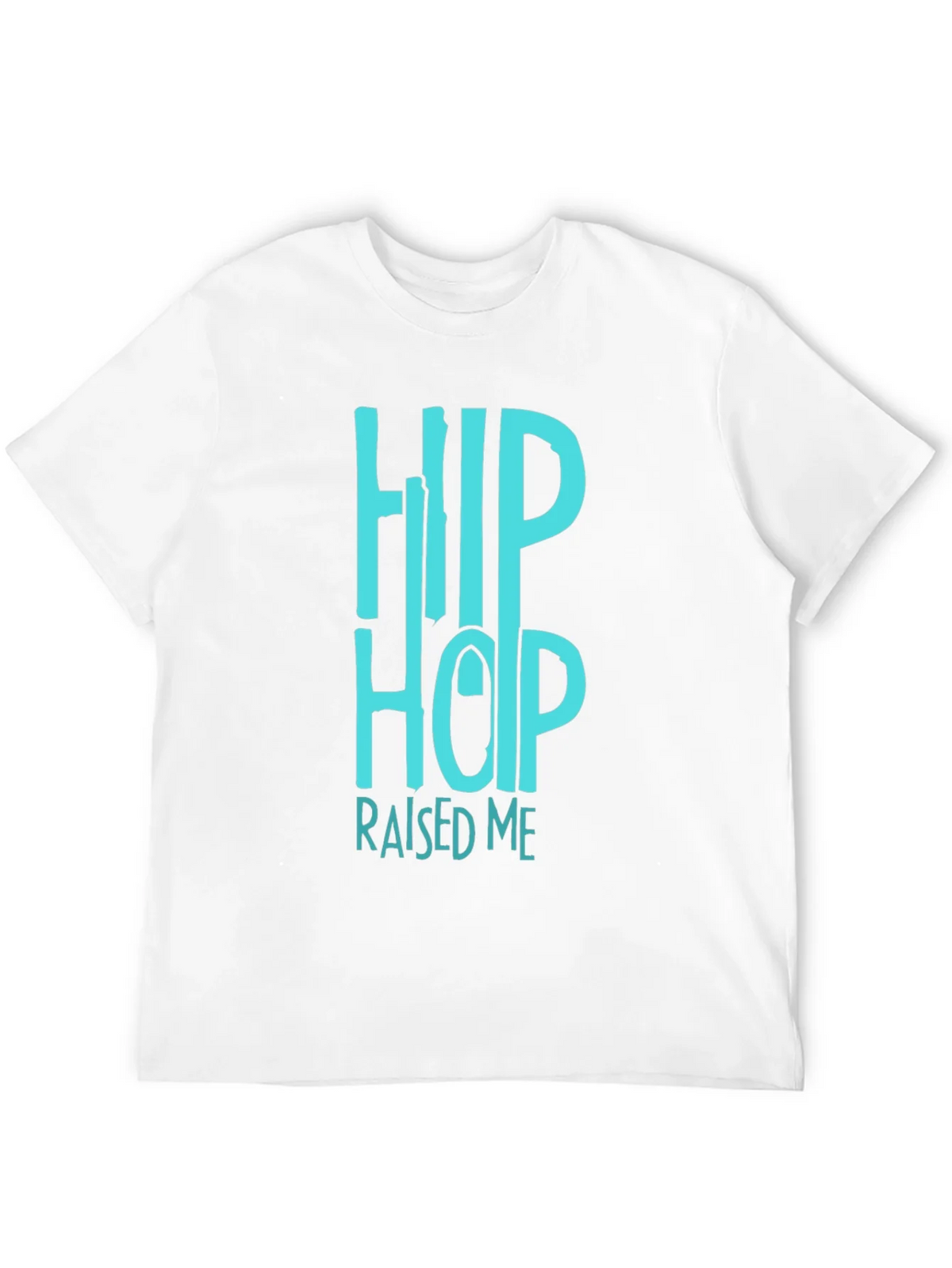 Hip Hop Raised Me Graphic Tee - Black Casual T-Shirt product image 3