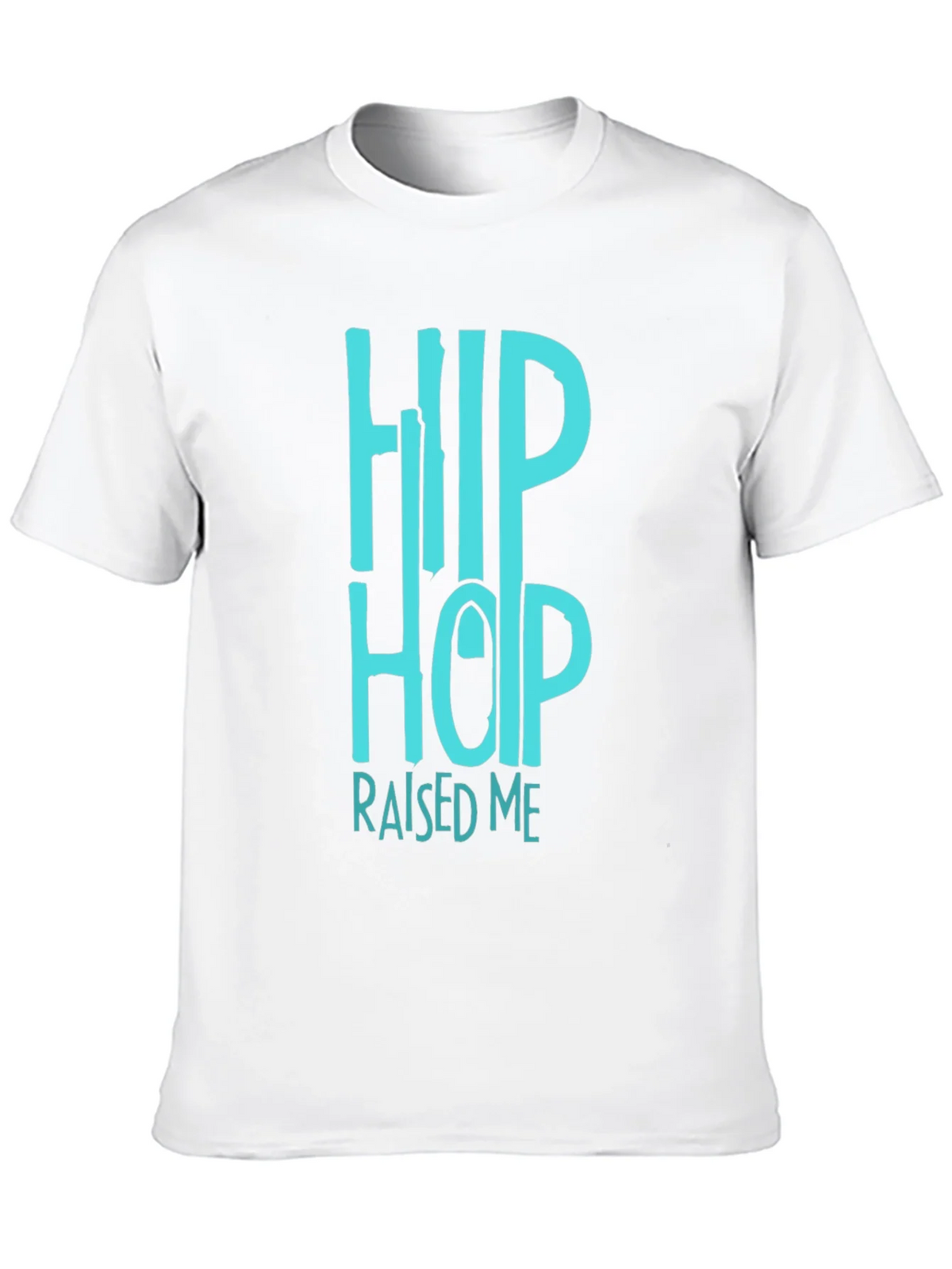 Hip Hop Raised Me Graphic Tee - Black Casual T-Shirt product image 12