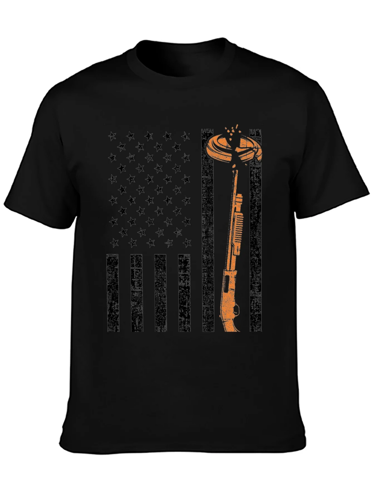 American Flag Clay Shooting T-Shirt product image 6