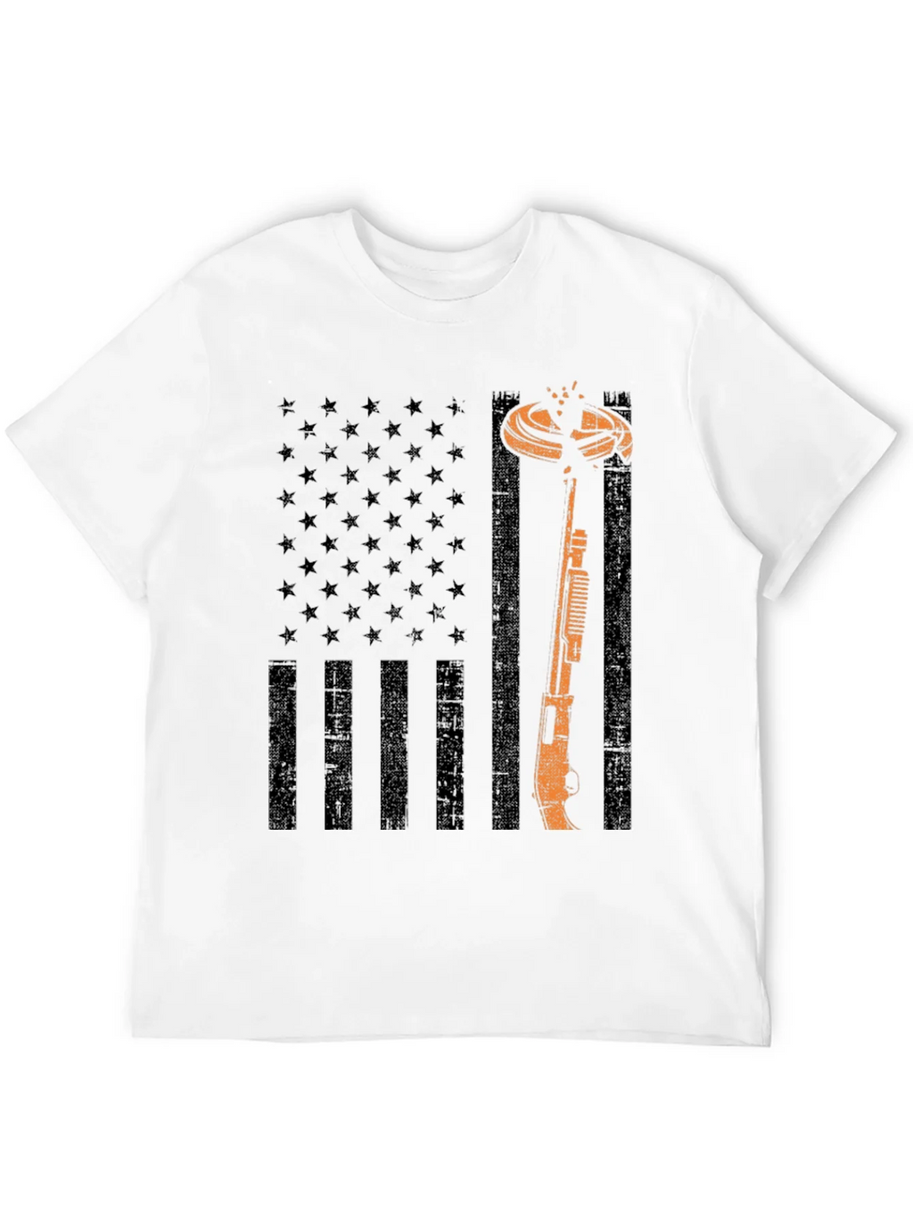 American Flag Clay Shooting T-Shirt product image 3