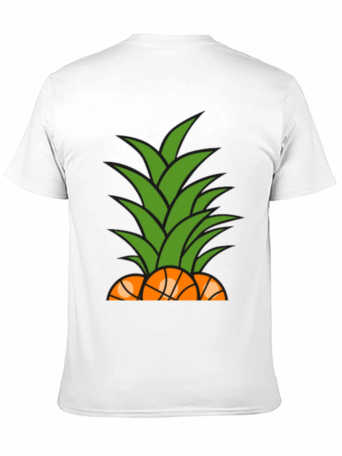 Pineapple Basketball Graphic T-Shirt product image 2