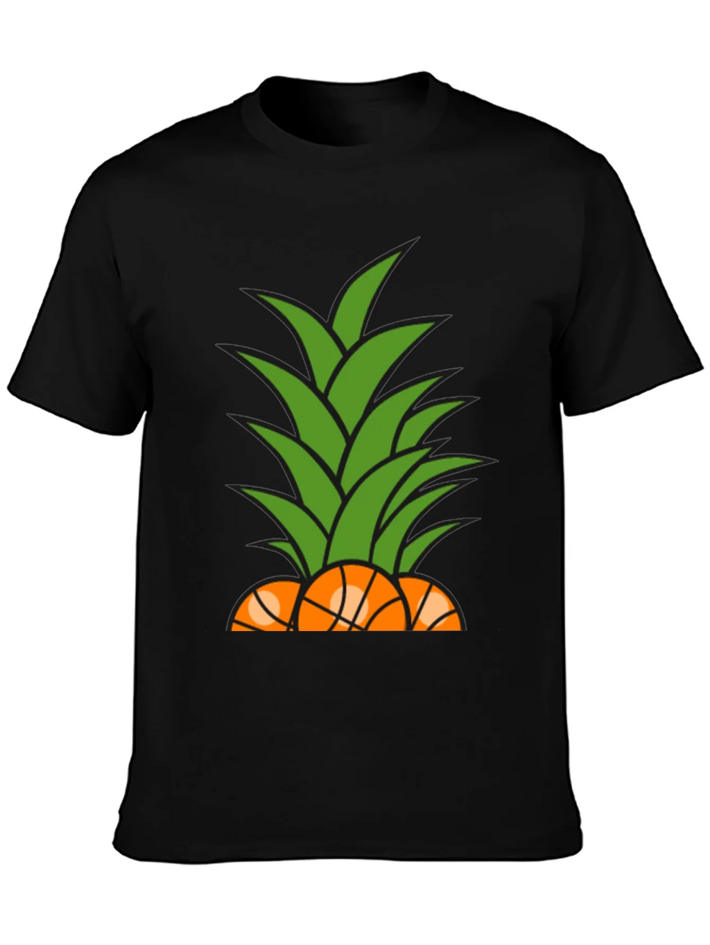 Pineapple Basketball Graphic T-Shirt product image 6