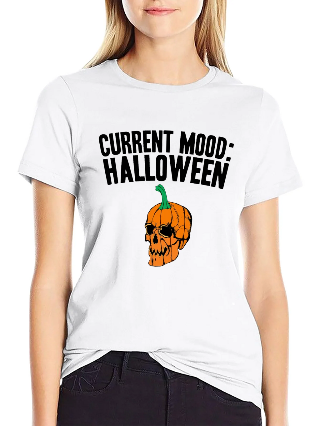 Halloween Mood Graphic Tee - Black Unisex T-Shirt product image 11