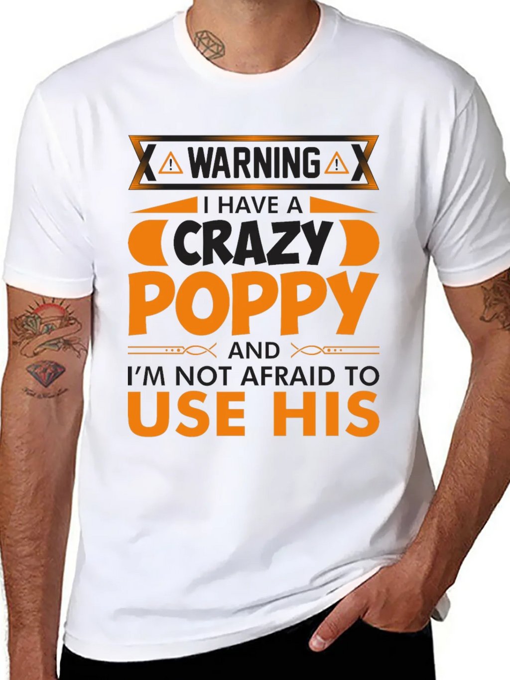 Crazy Poppy T-Shirt - Warning Funny Gift product image 10