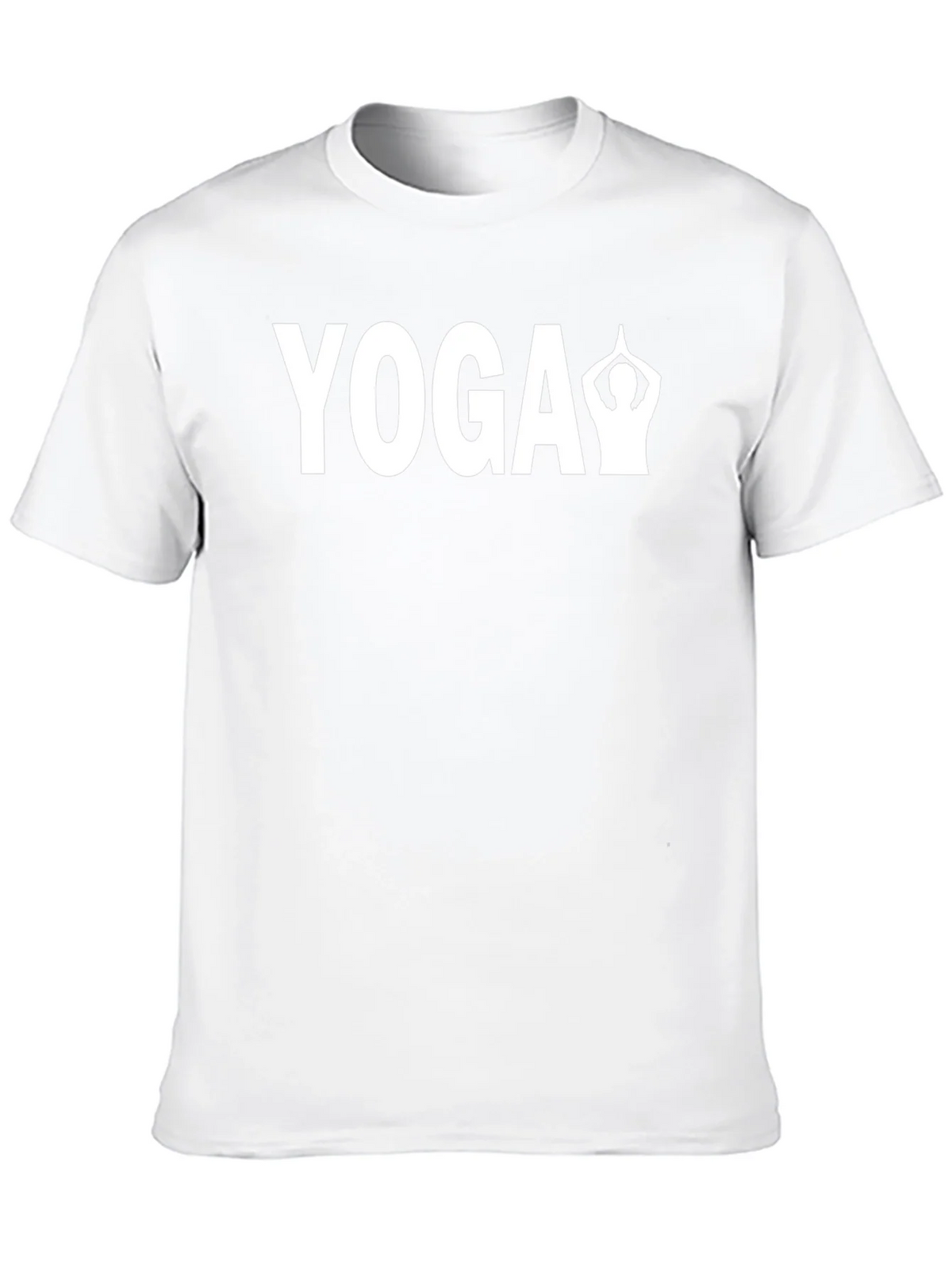 Yoga Pose Graphic Tee - Black Cotton Blend product image 12