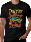 Inspirational Graphic Tee - Dont Let Yesterday T-Shirt product image 1