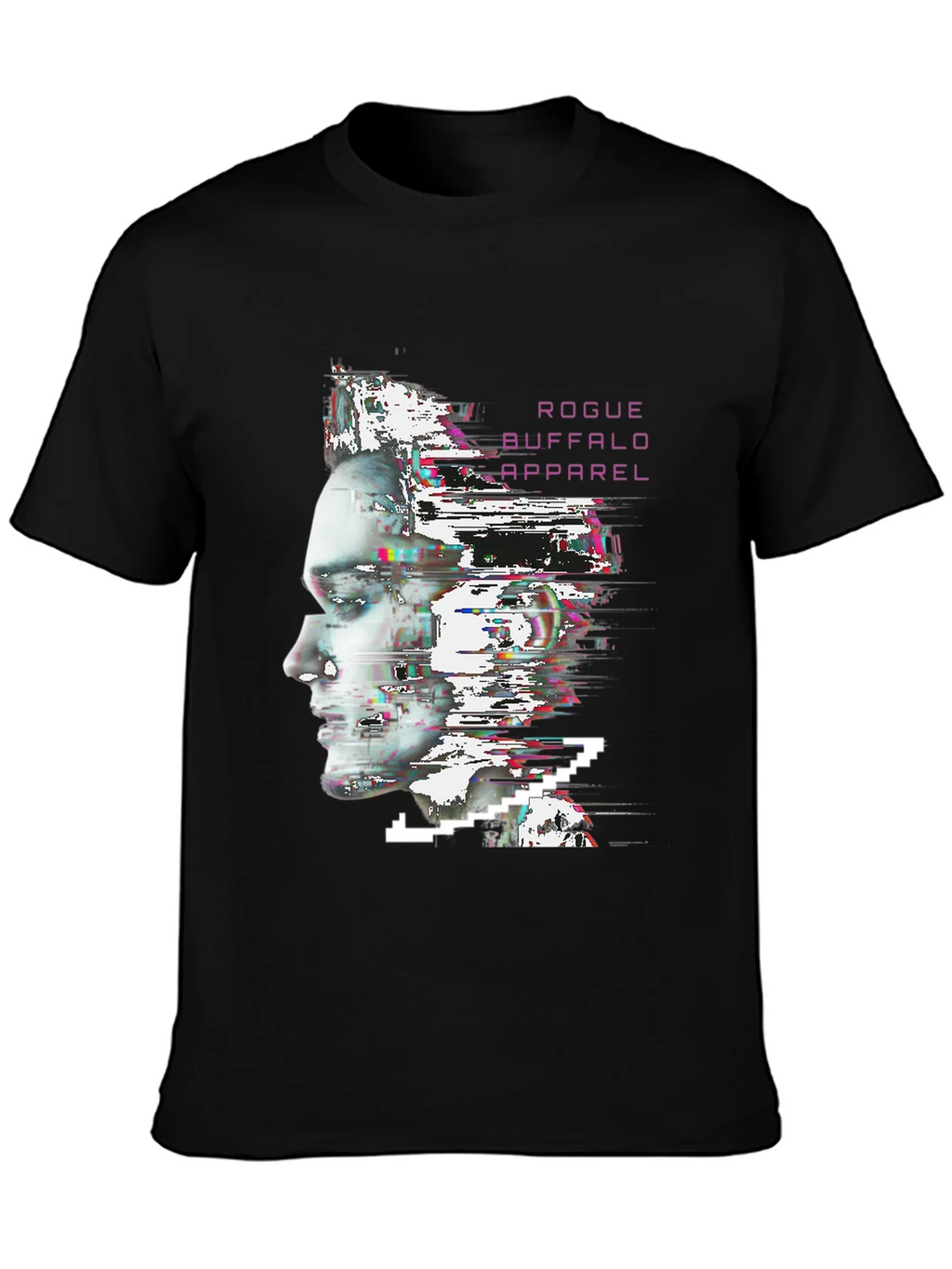 Rogue Buffalo Apparel Glitch Portrait T-Shirt product image 6