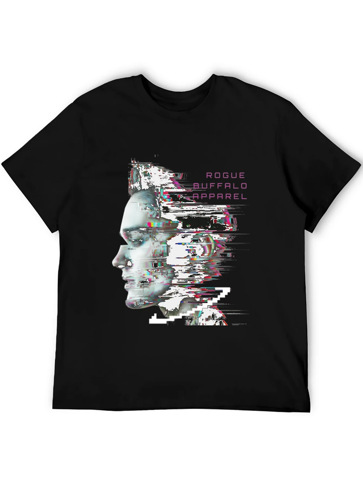 Rogue Buffalo Apparel Glitch Portrait T-Shirt product image 8