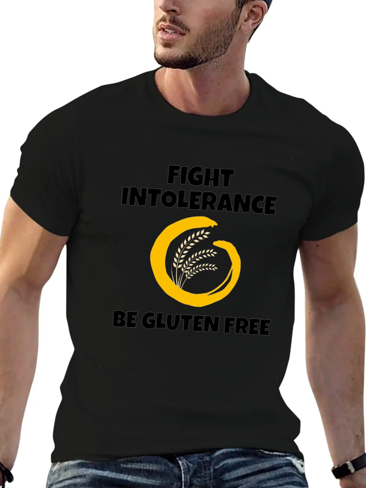 Fight Intolerance Be Gluten Free T-Shirt product image 9