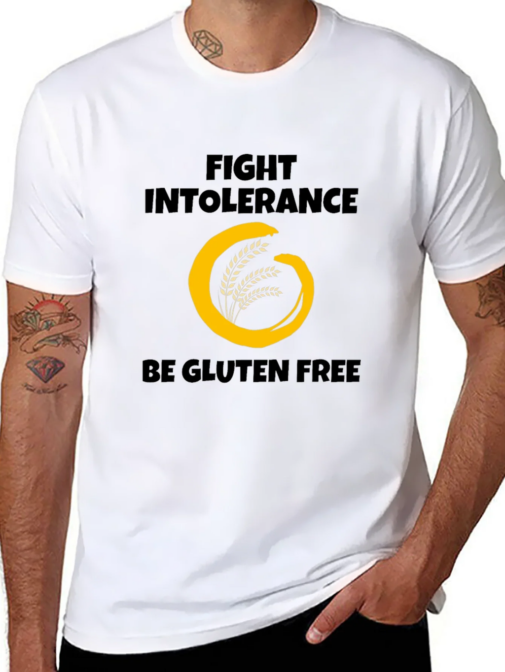 Fight Intolerance Be Gluten Free T-Shirt product image 10