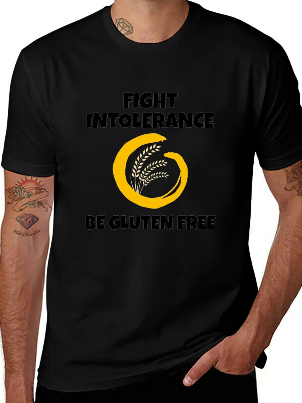 Fight Intolerance Be Gluten Free T-Shirt product image 1