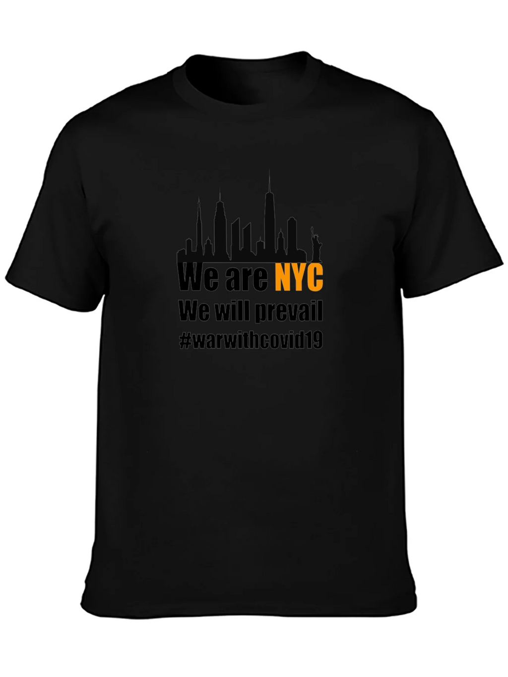 We are NYC T-Shirt - City Skyline Covid19 Support product image 6