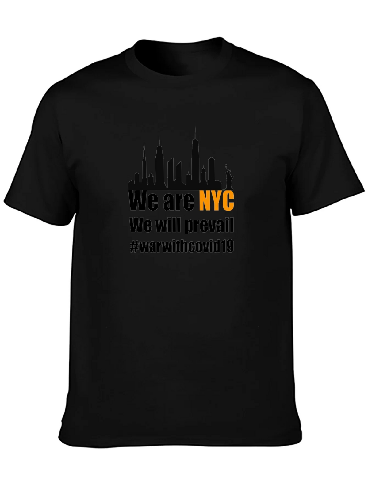 We are NYC T-Shirt - City Skyline Covid19 Support product image 6