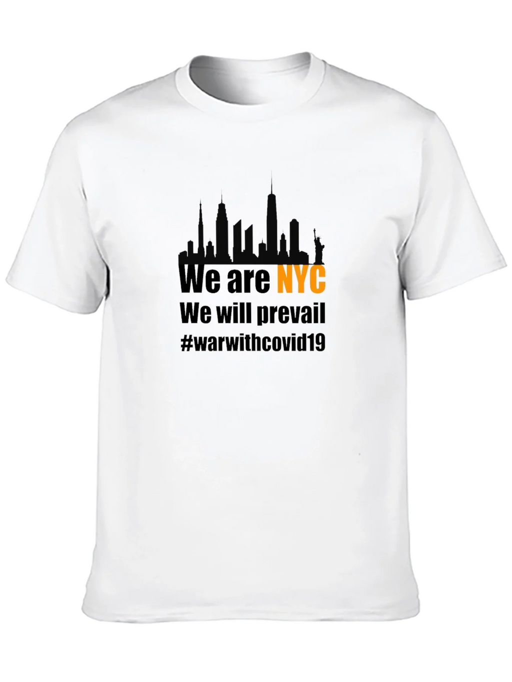 We are NYC T-Shirt - City Skyline Covid19 Support product image 12