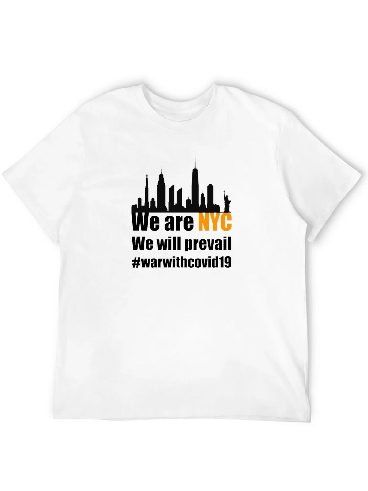 We are NYC T-Shirt - City Skyline Covid19 Support product image 3
