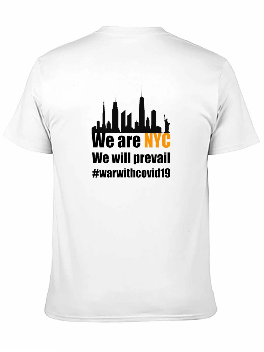 We are NYC T-Shirt - City Skyline Covid19 Support product image 2
