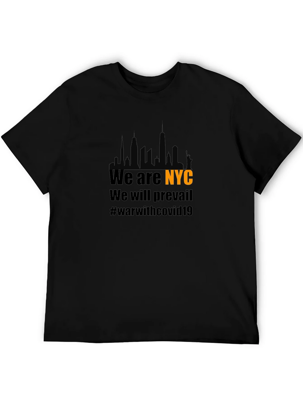 We are NYC T-Shirt - City Skyline Covid19 Support product image 8