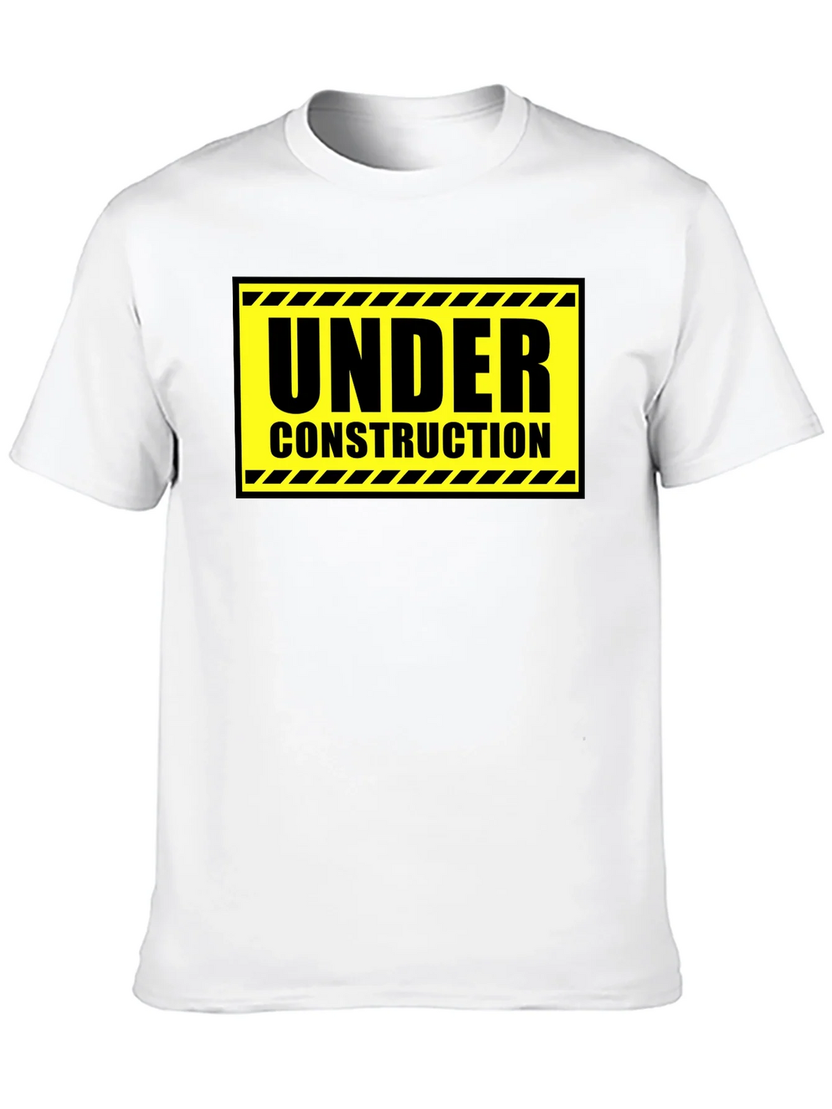 Under Construction Graphic Tee - Black Cotton Crew Neck product image 12