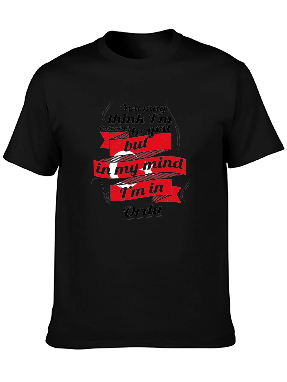 Ordu Mind T-Shirt - Black Turkish Pride Tee product image 6